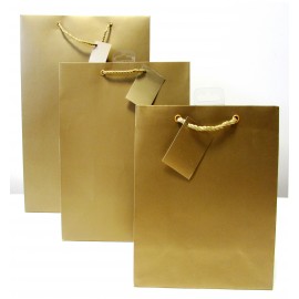 Sac cadeau uni X Large Or (x6) Sac cadeau uni X Large Or (x6)
