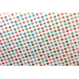 Papier Fait Main Motif Mosaïc Pastel Doré Papier Fait Main Motif Mosaïc Pastel Doré