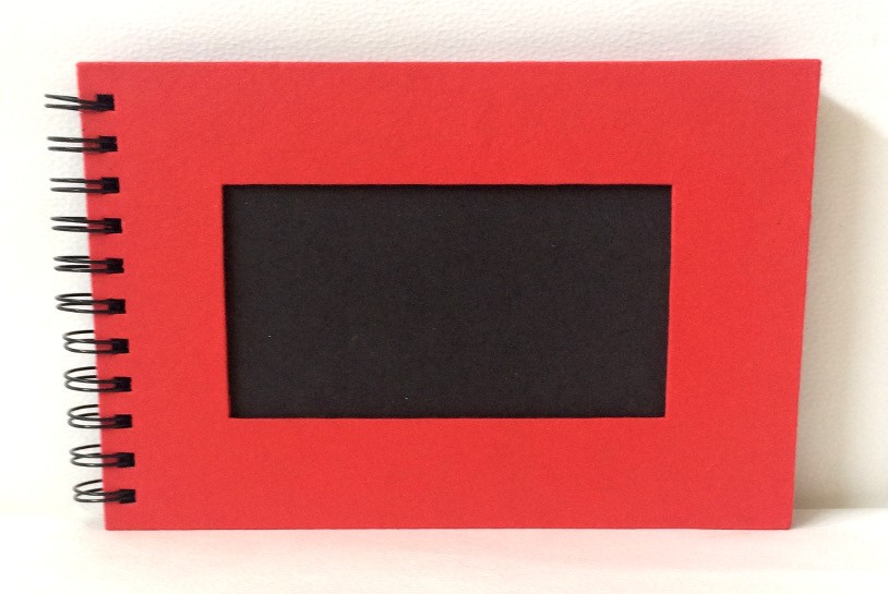 Album Photo 15x20 cm Rouge intérieur Noir - Esprit Papier