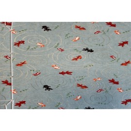 Carnet Japonais Poissons 18,2 x 18,2 cm