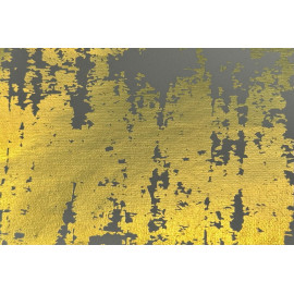 Papier Fait Main Abursh Motif Or sur Cément