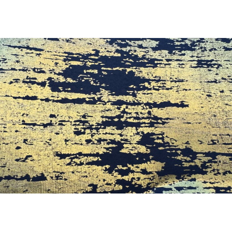 Papier Fait Main Abursh Marbré Doré sur Fond Noir