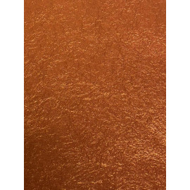 Papier Indien Metallisé froissé Cuivre