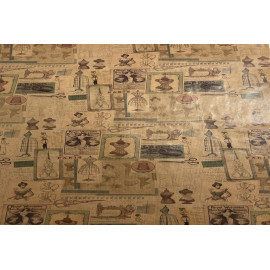 Papier imprimé couture Kraft