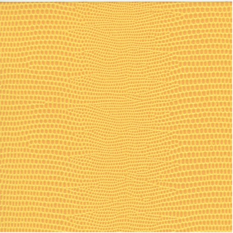 Papier cuir lézard jaune 68,5x50 cm
