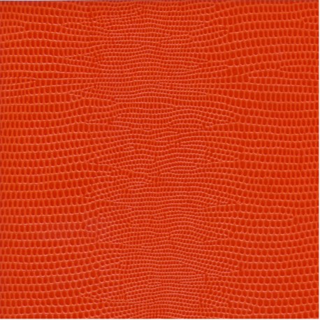 Papier cuir lézard orange 68,5x100 cm