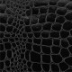 Papier cuir croco noir 68,5x100 cm