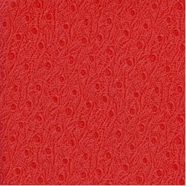 Papier cuir ostra rouge 68,5x50 cm