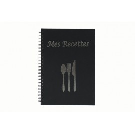 Book "Mes Recettes" Noir