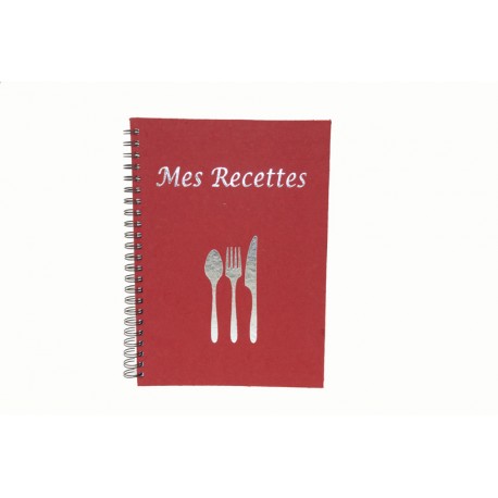 Book "Mes Recettes" Rouge
