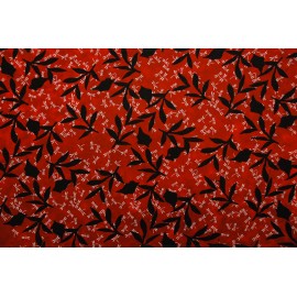 Lokta rouge feuilles et libellules Lokta rouge feuilles et libellules